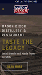 Mobile Screenshot of masondixondistillery.com
